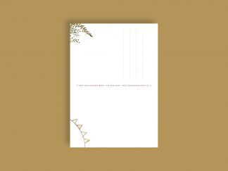 Postkarte Happy birthday Waldtiere