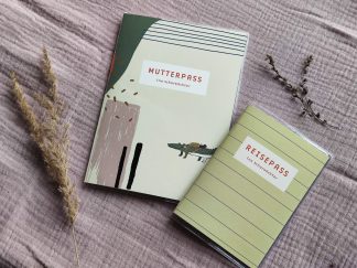 Mutterpass- und Reisepasshülle mit Print "Krokodil"