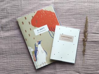 U-Heft und Impfpass-Hülle mit Print "Pinguin"