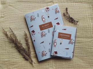 U-Heft und Impfpass-Hülle mit Print "Souta und Iver"