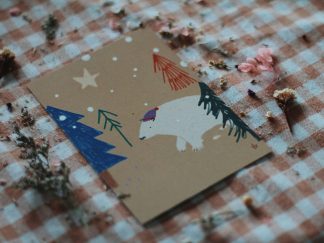 Weihnachtsbär | Postkarte