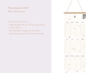 New adventures | Wandkalender 2027