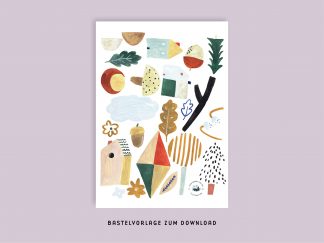 Bastelvorlagen Herbst | Zum Download