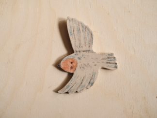 Rotkehlchen Frühling / Keramik