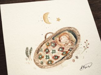 Erster Frühling | Original-Illustration