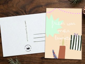 Früher war mehr Lametta | Postkarte